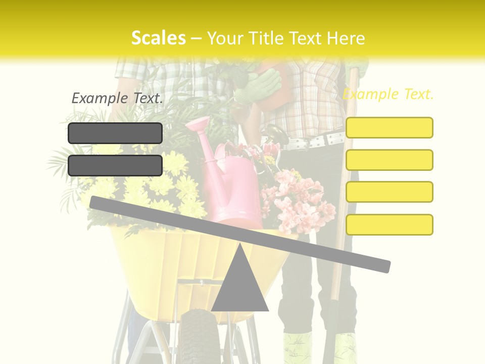 Summer Person Botanical PowerPoint Template