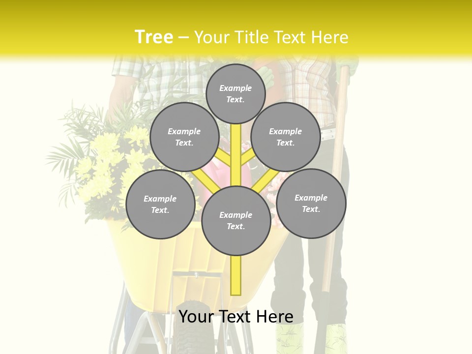 Summer Person Botanical PowerPoint Template