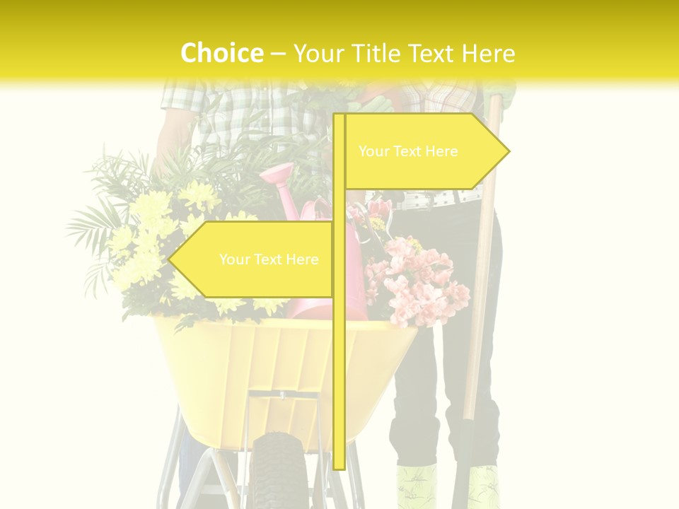 Summer Person Botanical PowerPoint Template