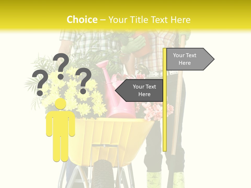 Summer Person Botanical PowerPoint Template