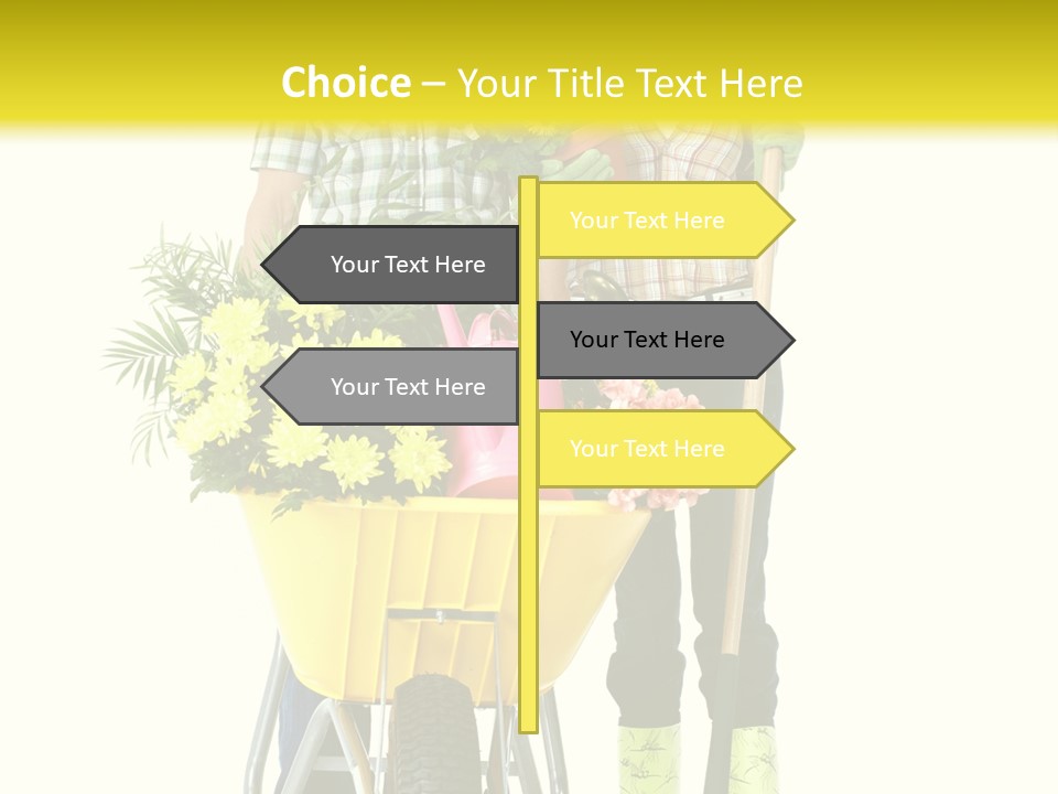 Summer Person Botanical PowerPoint Template