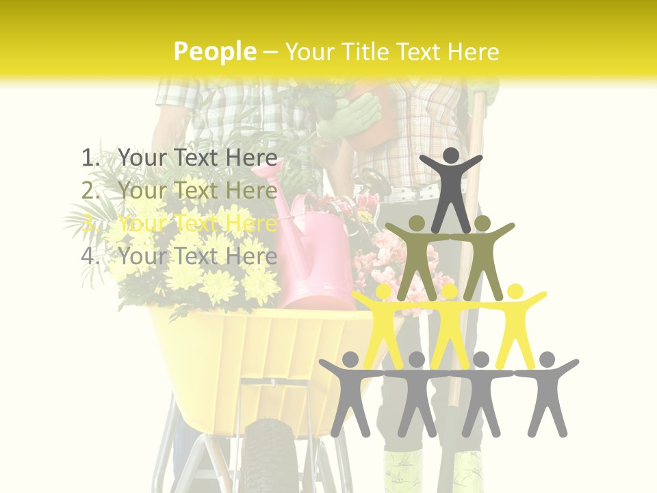 Summer Person Botanical PowerPoint Template