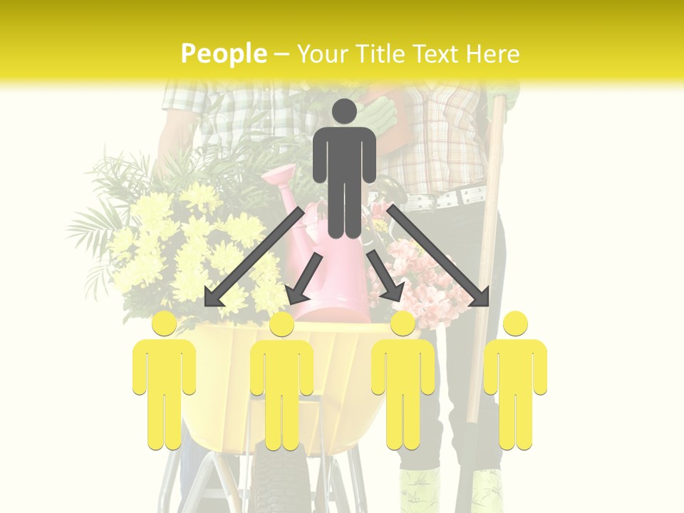 Summer Person Botanical PowerPoint Template