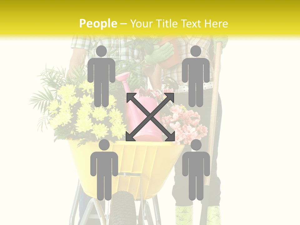 Summer Person Botanical PowerPoint Template