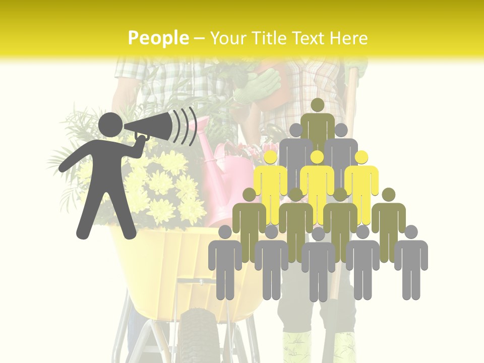 Summer Person Botanical PowerPoint Template