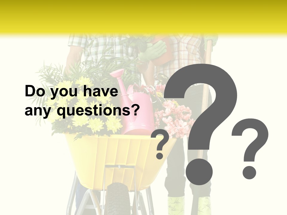 Summer Person Botanical PowerPoint Template