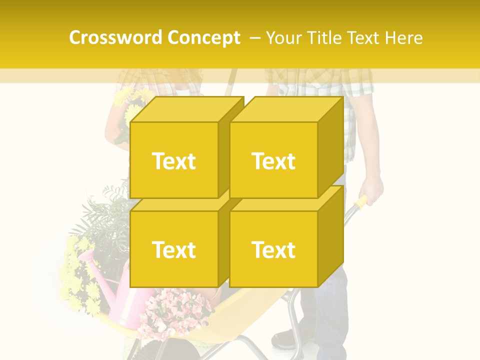 Beautiful Gardening Young PowerPoint Template