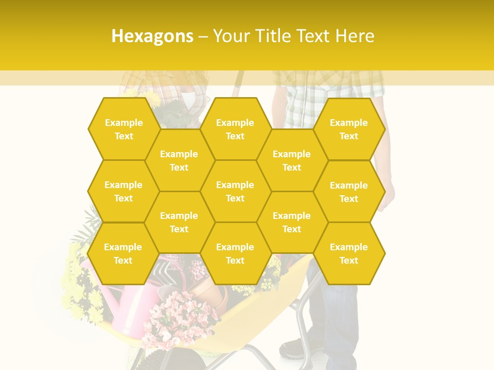 Beautiful Gardening Young PowerPoint Template