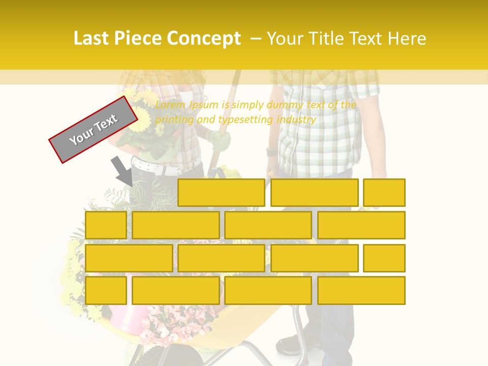 Beautiful Gardening Young PowerPoint Template