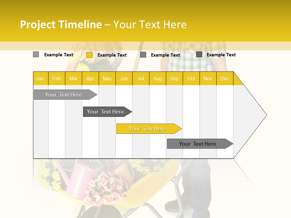 Beautiful Gardening Young PowerPoint Template