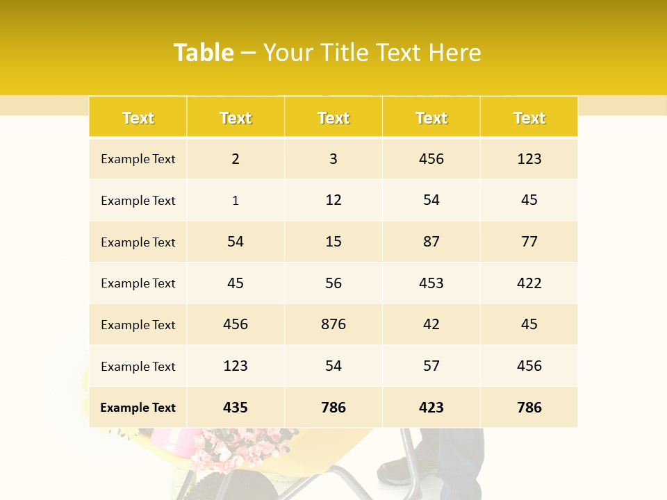 Beautiful Gardening Young PowerPoint Template