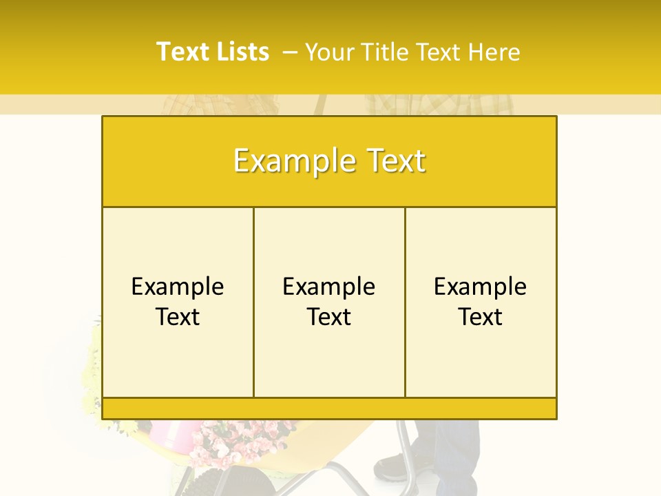 Beautiful Gardening Young PowerPoint Template