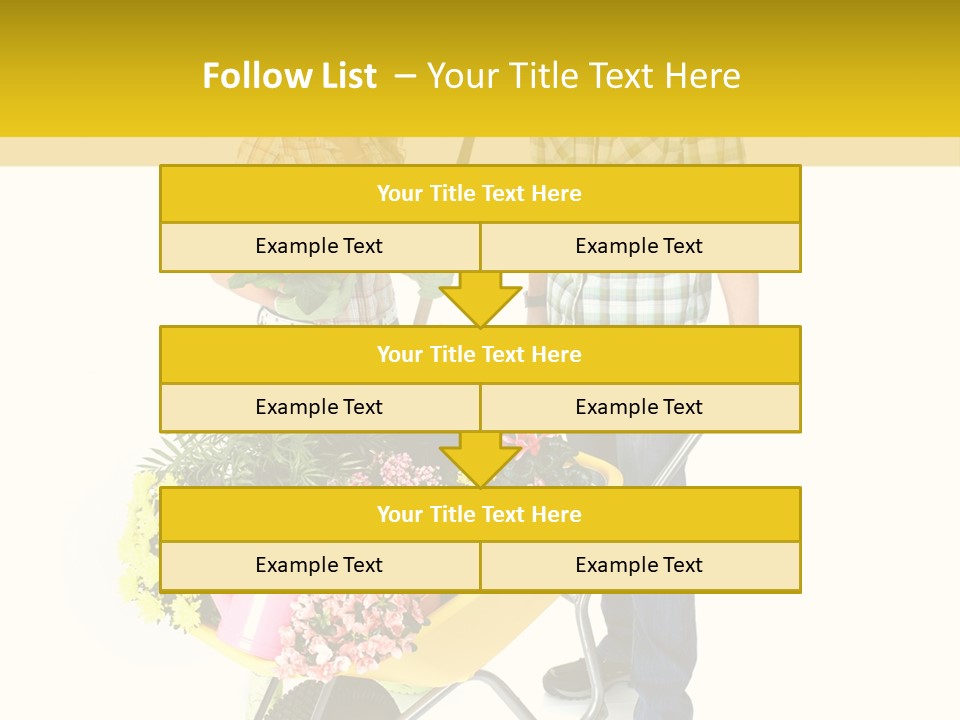 Beautiful Gardening Young PowerPoint Template