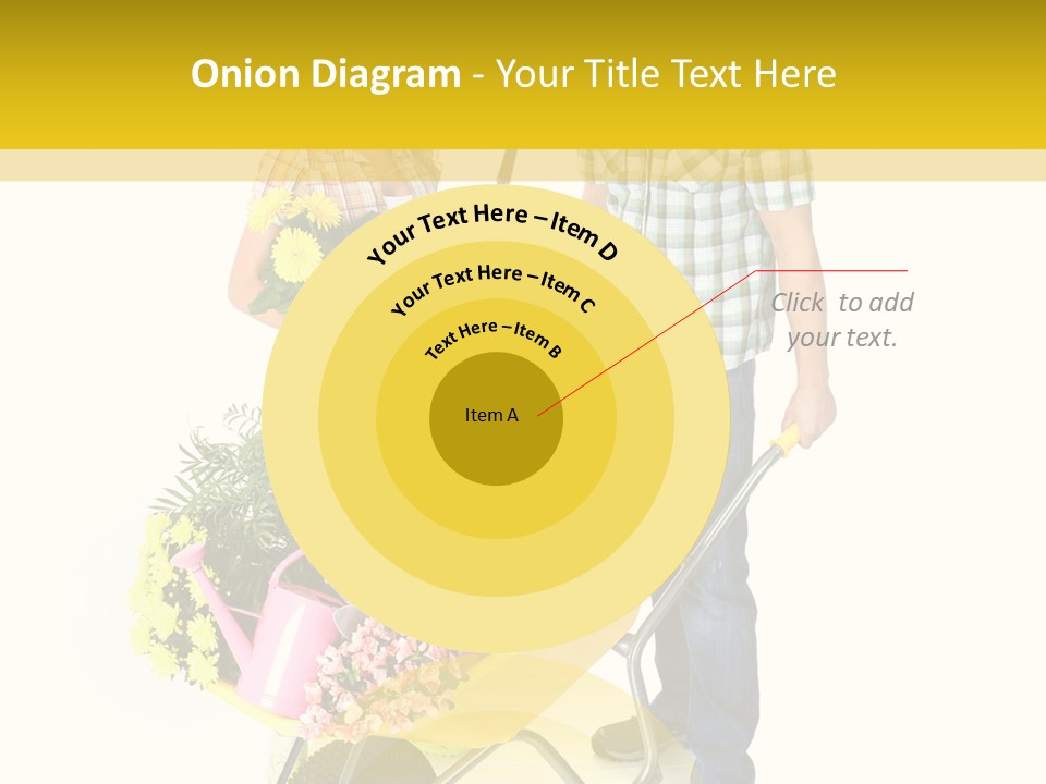 Beautiful Gardening Young PowerPoint Template