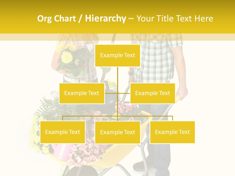 Beautiful Gardening Young PowerPoint Template