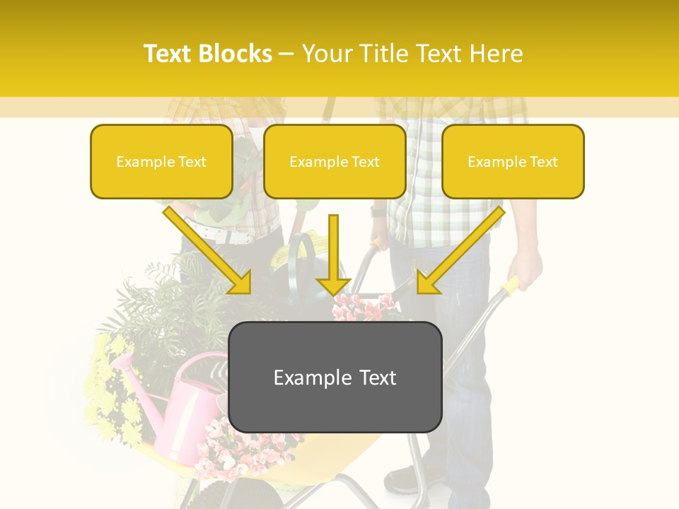 Beautiful Gardening Young PowerPoint Template