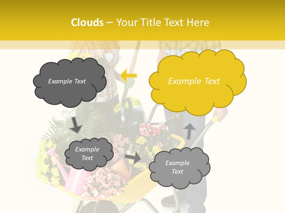 Beautiful Gardening Young PowerPoint Template