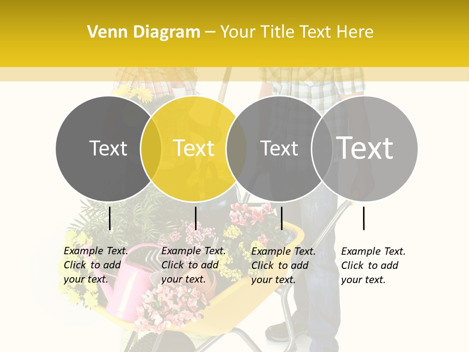 Beautiful Gardening Young PowerPoint Template