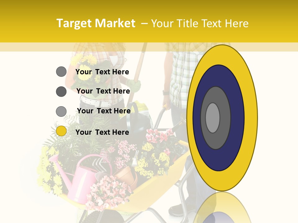 Beautiful Gardening Young PowerPoint Template