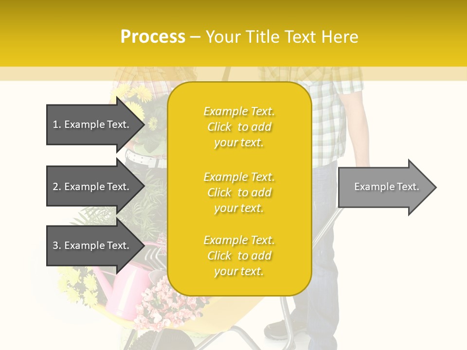 Beautiful Gardening Young PowerPoint Template