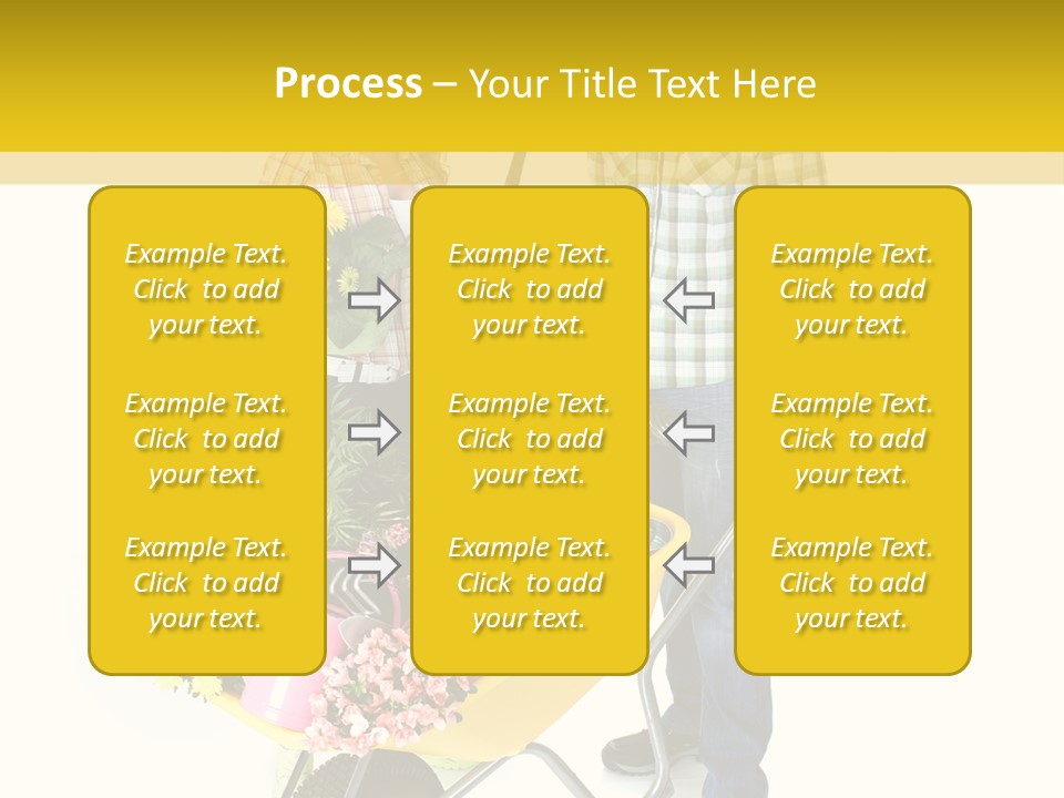 Beautiful Gardening Young PowerPoint Template