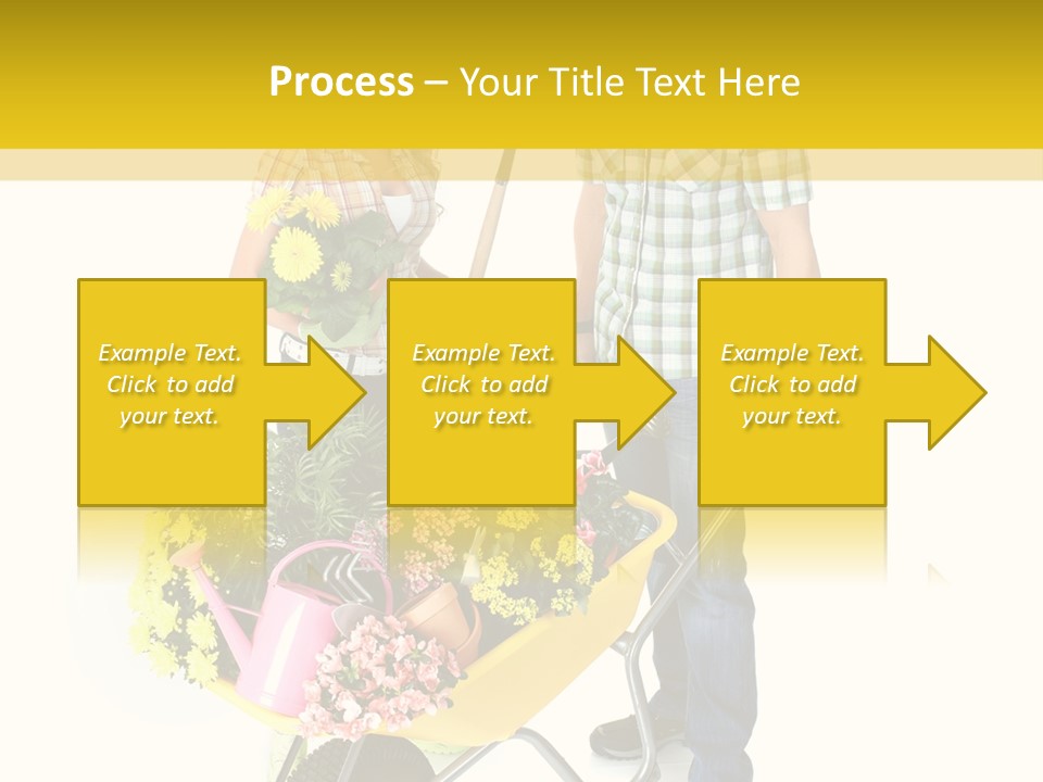 Beautiful Gardening Young PowerPoint Template