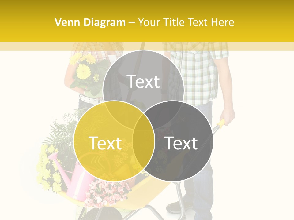 Beautiful Gardening Young PowerPoint Template