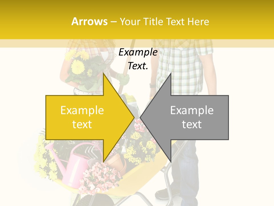 Beautiful Gardening Young PowerPoint Template