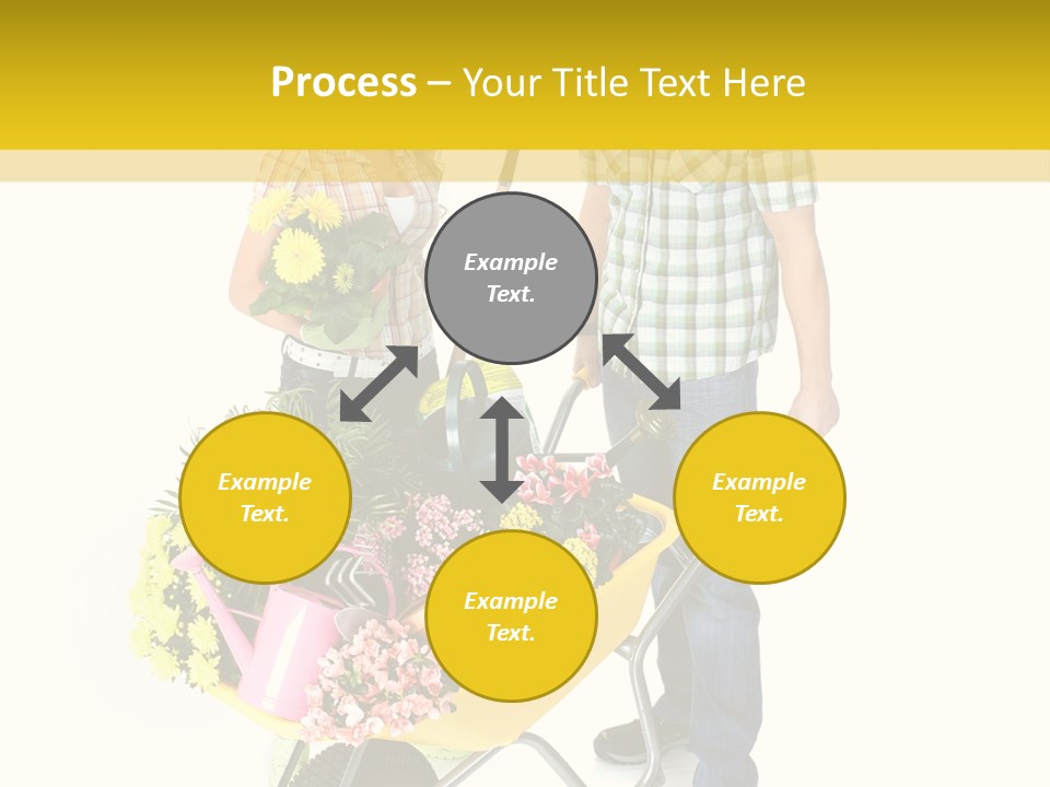 Beautiful Gardening Young PowerPoint Template
