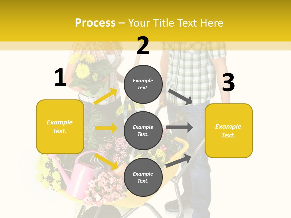 Beautiful Gardening Young PowerPoint Template