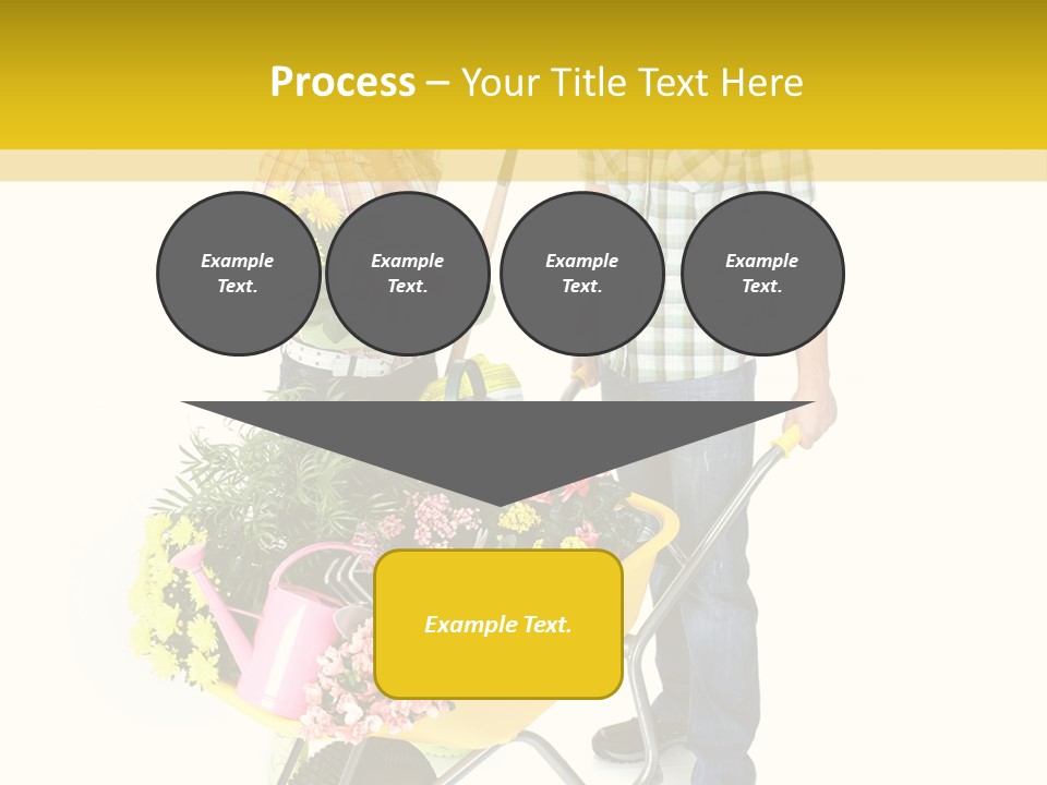 Beautiful Gardening Young PowerPoint Template