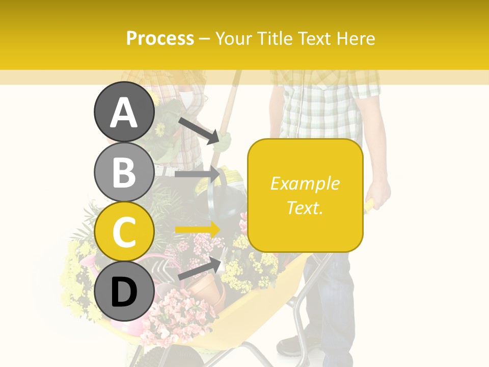 Beautiful Gardening Young PowerPoint Template