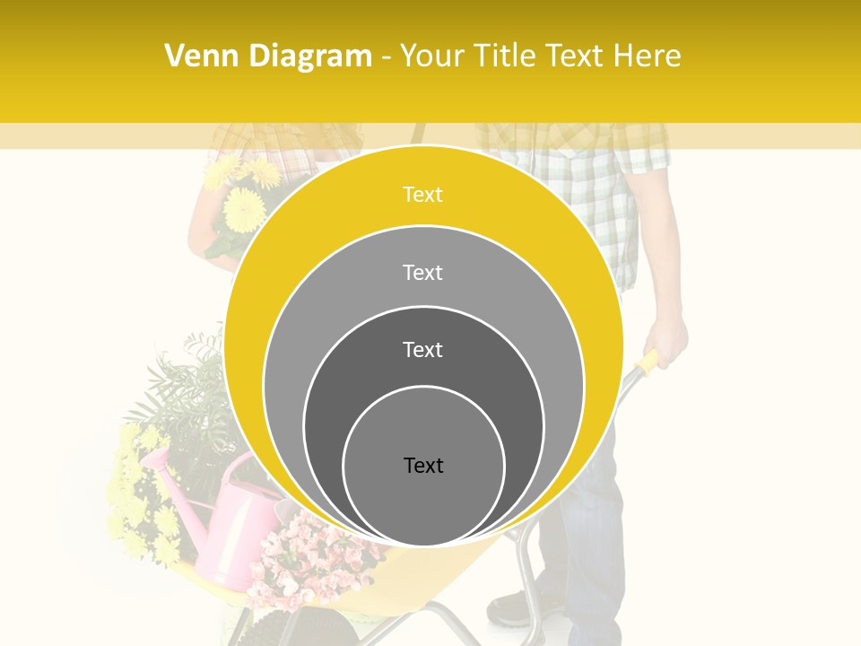 Beautiful Gardening Young PowerPoint Template