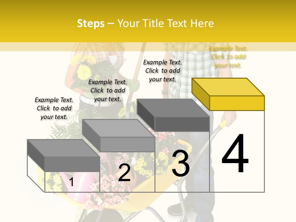 Beautiful Gardening Young PowerPoint Template