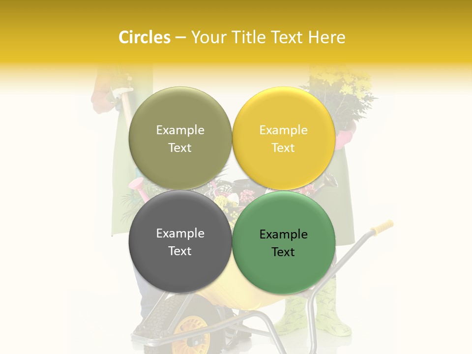 Business Girl People PowerPoint Template