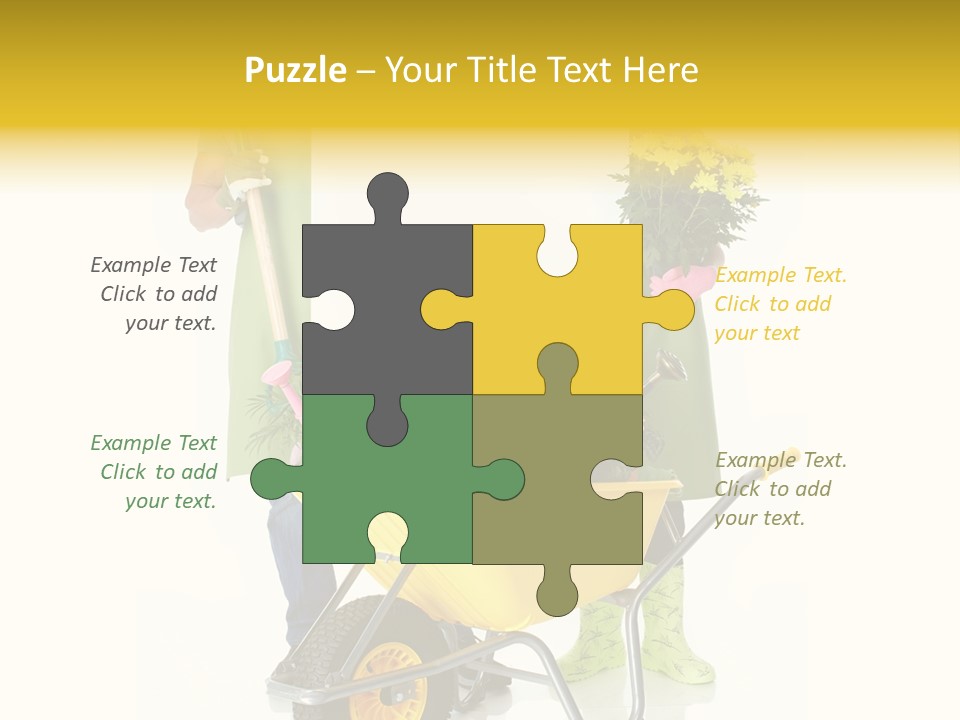 Business Girl People PowerPoint Template