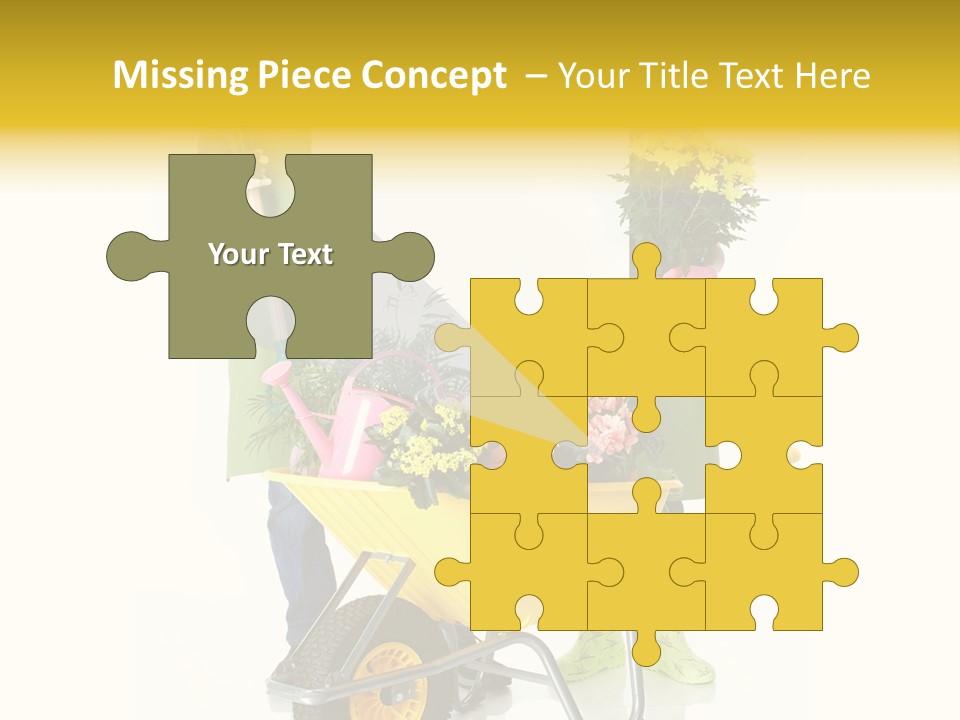 Business Girl People PowerPoint Template