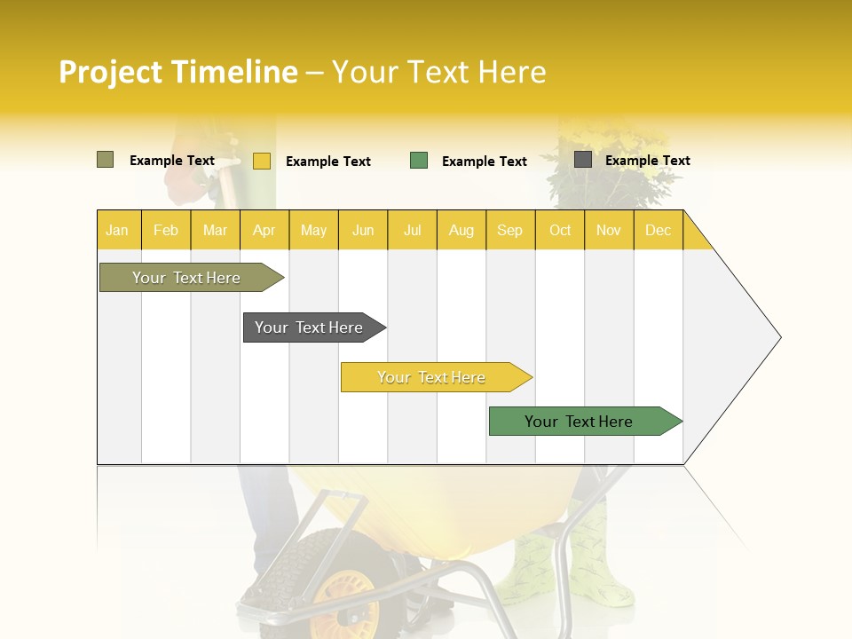 Business Girl People PowerPoint Template