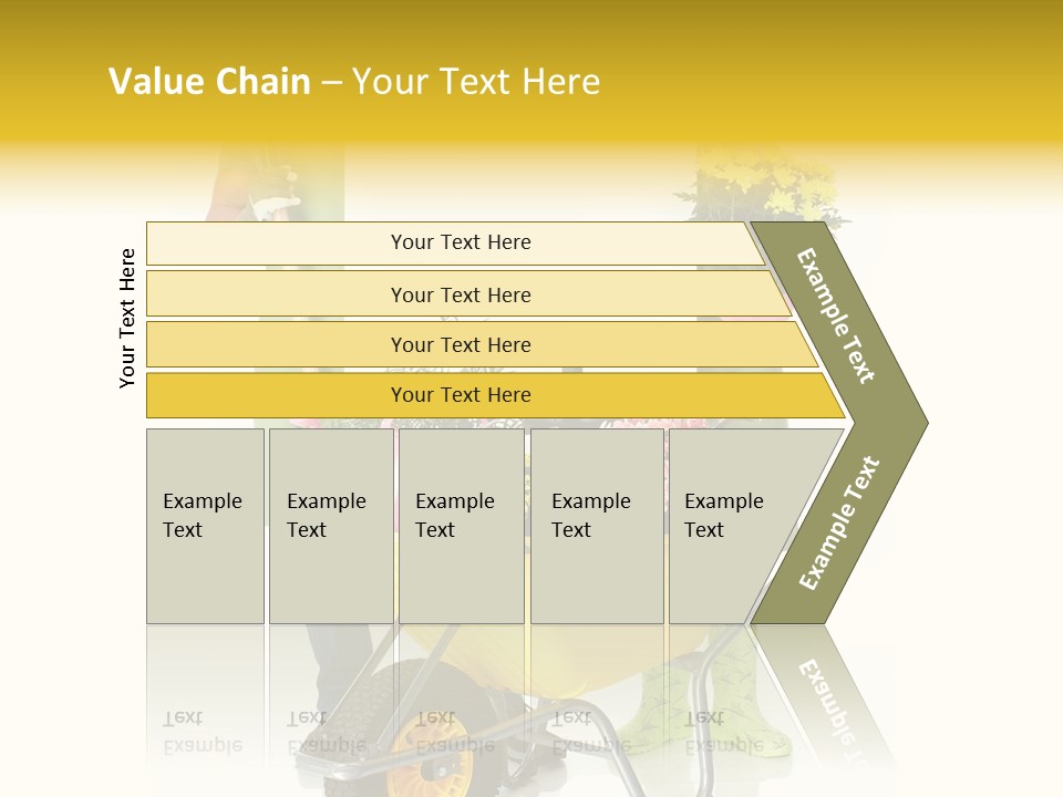 Business Girl People PowerPoint Template