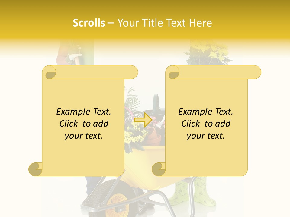 Business Girl People PowerPoint Template