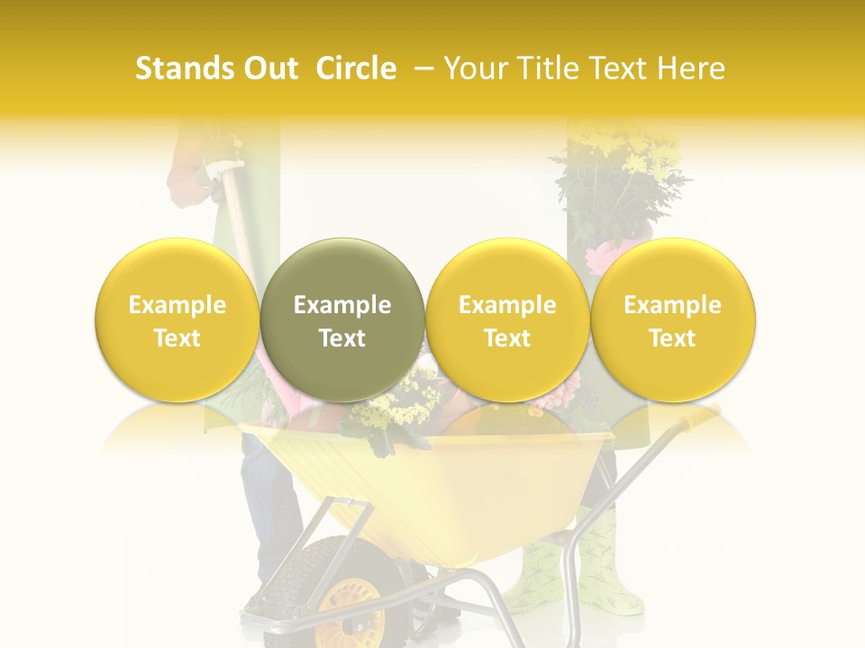 Business Girl People PowerPoint Template