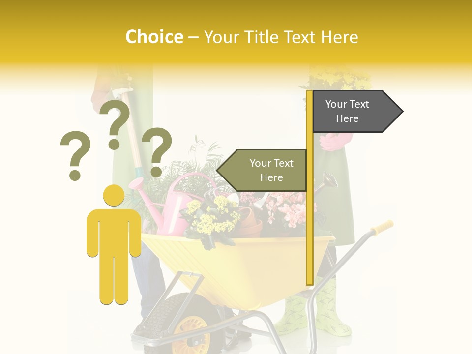 Business Girl People PowerPoint Template