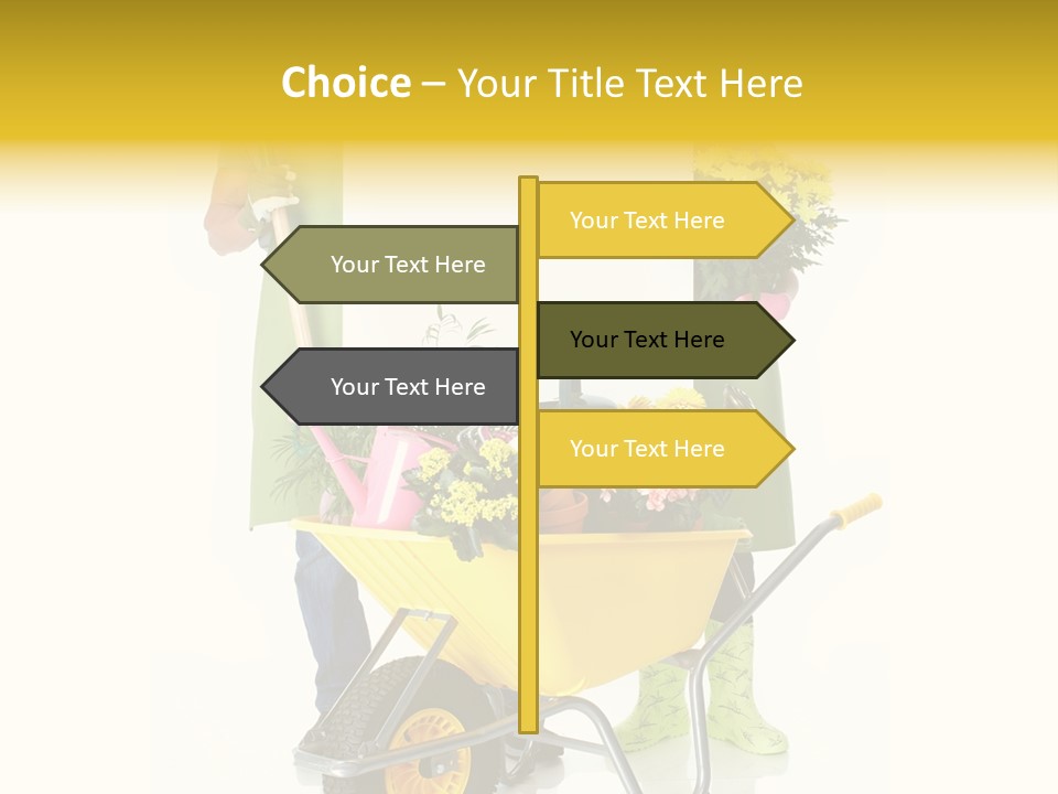 Business Girl People PowerPoint Template