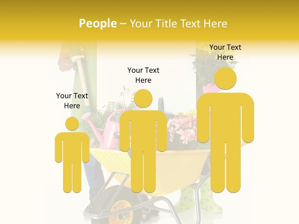 Business Girl People PowerPoint Template