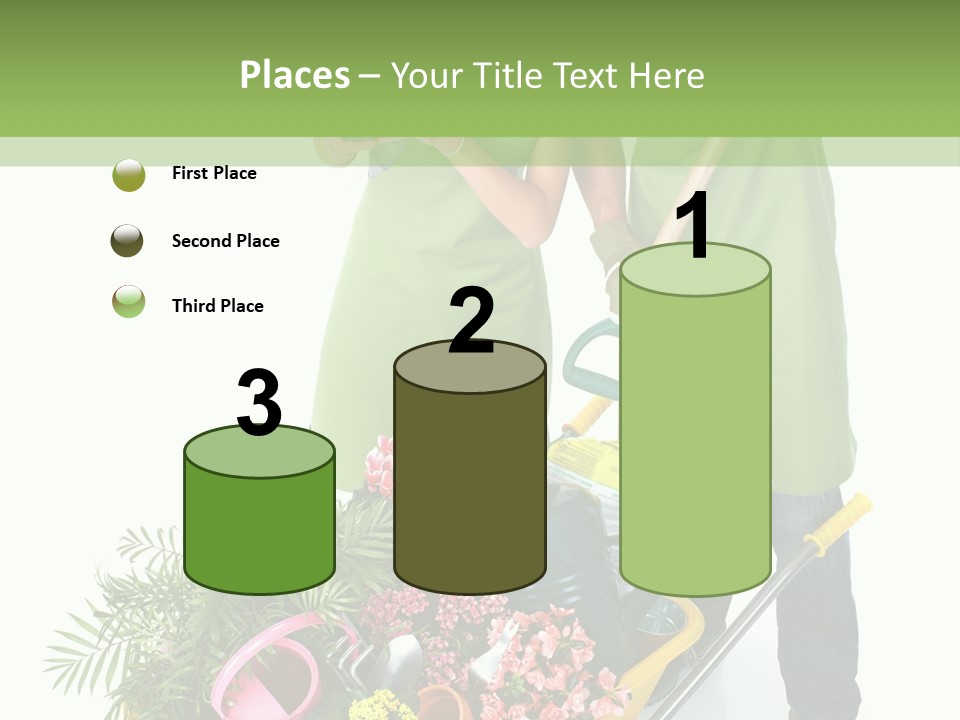 Isolated Nature Young PowerPoint Template