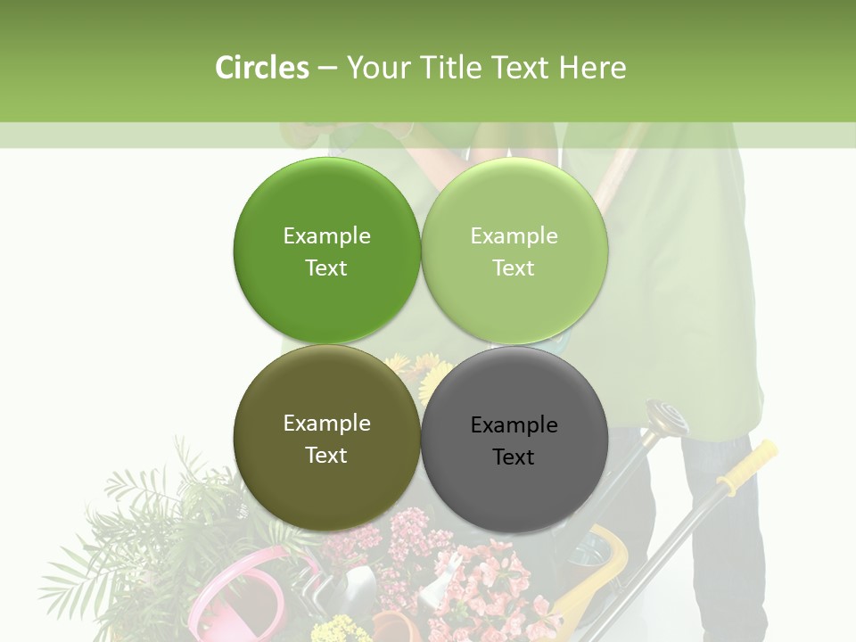 Isolated Nature Young PowerPoint Template