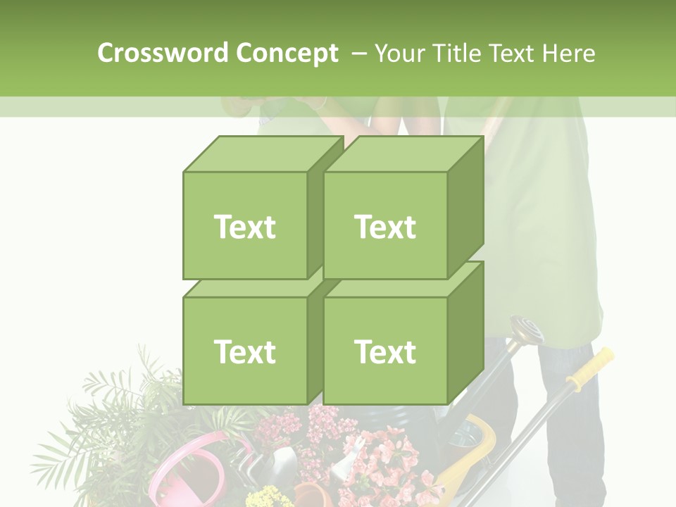 Isolated Nature Young PowerPoint Template