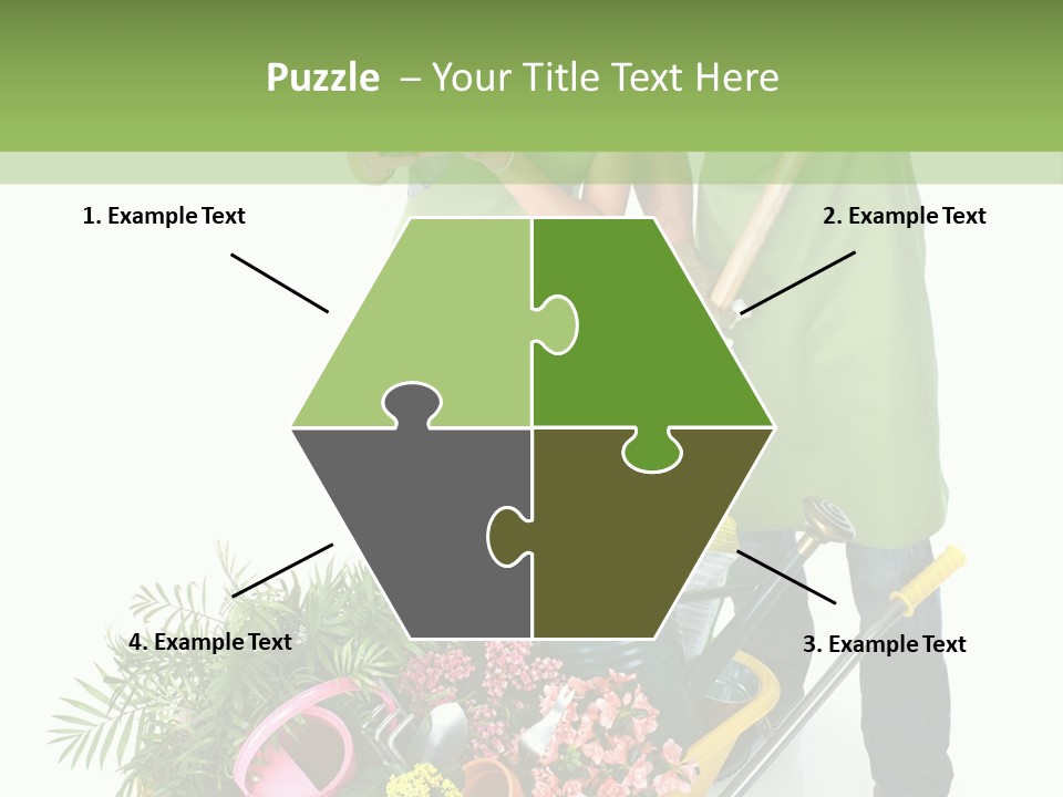 Isolated Nature Young PowerPoint Template