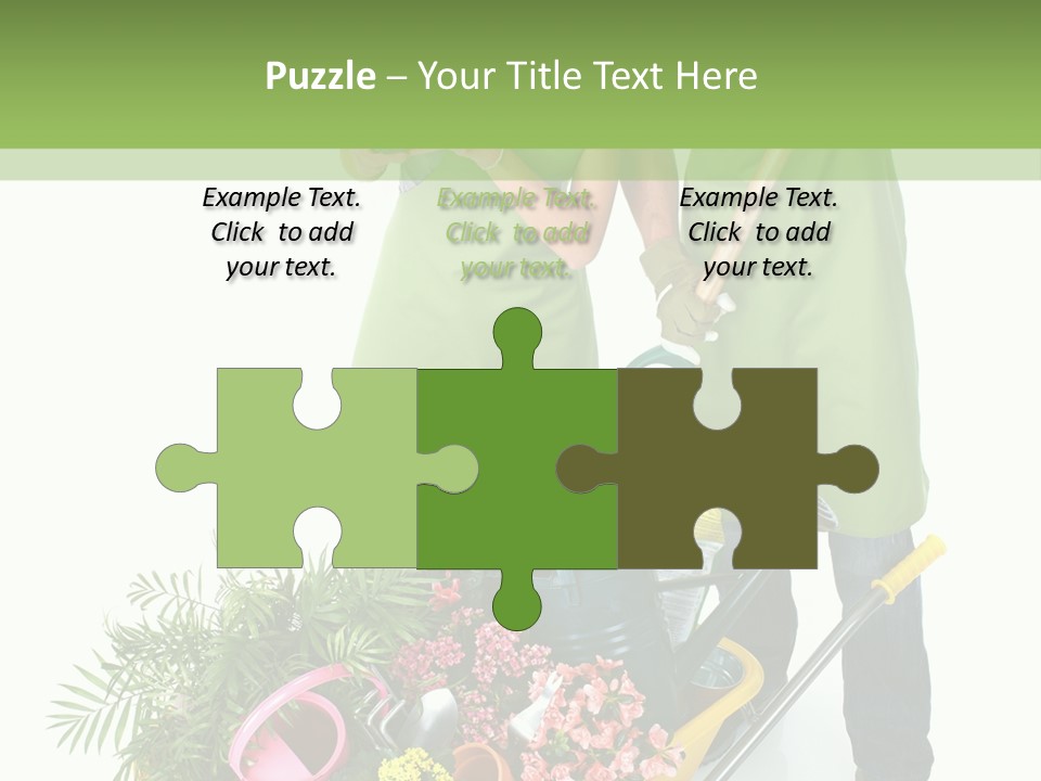 Isolated Nature Young PowerPoint Template