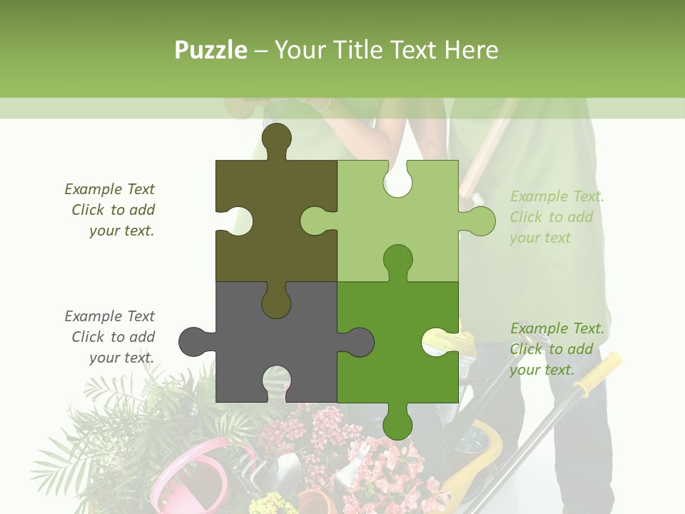 Isolated Nature Young PowerPoint Template